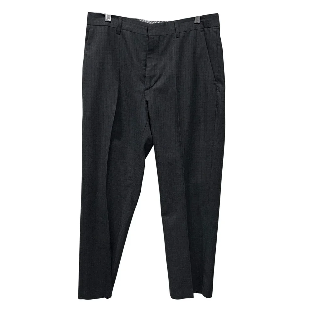 Banana Republic Classic Men's Charcoal Pinstripe‎ Dress Pants Size 32x30